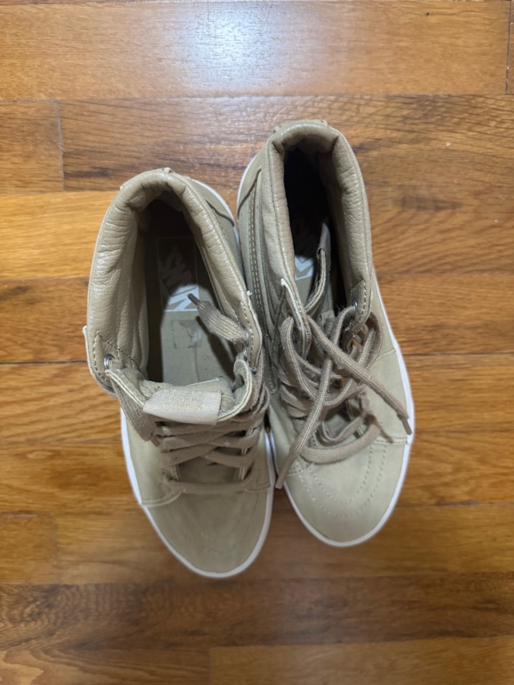 Van’s Tan High-Top Canvas Sneakers - Picture 7 of 7